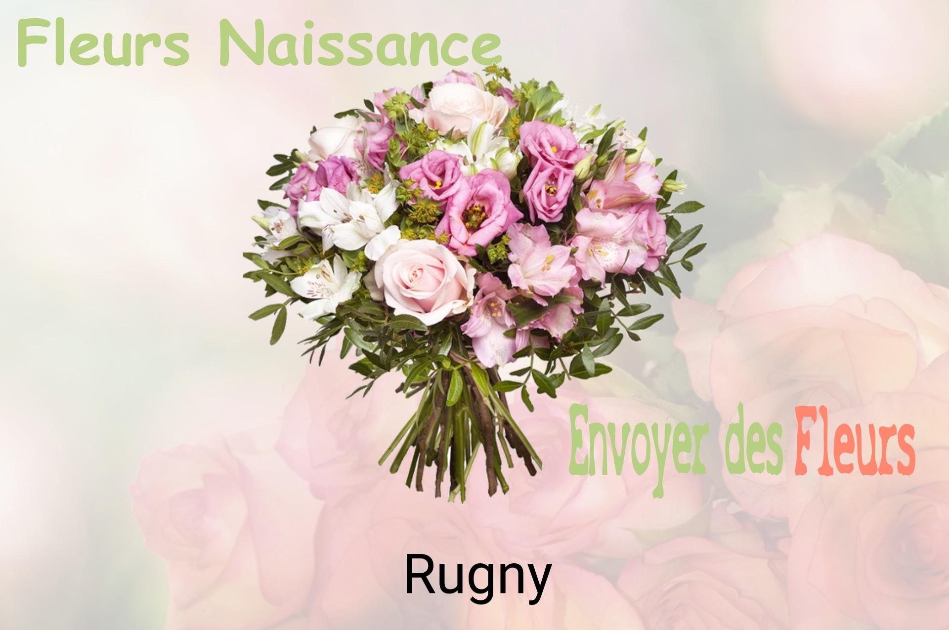 Bouquet de fleurs de naissance livré à Rugny
